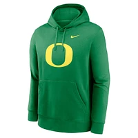 Men's Nike Green Oregon Ducks Primetime Club Fleece Pullover Hoodie
