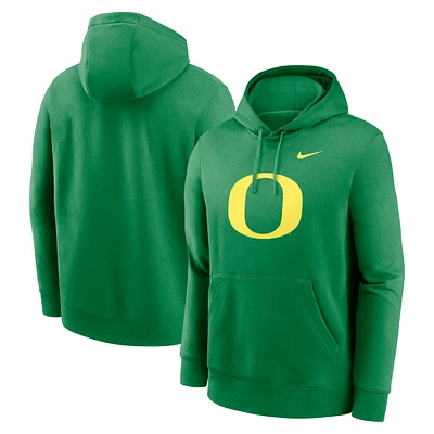 Men's Nike Green Oregon Ducks Primetime Club Fleece Pullover Hoodie