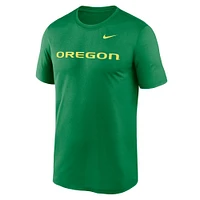 Men's Nike Green Oregon Ducks Primetime Legend Wordmark T-Shirt