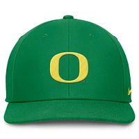Casquette Snapback Nike Pro Bill Performance pour homme, verte, Oregon Ducks