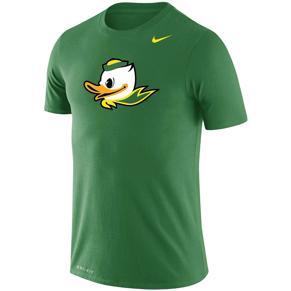 Men's Nike Green Oregon Ducks School Legend Performance Logo T-Shirt
