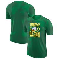 Men's Nike Green Oregon Ducks Team Stack T-Shirt