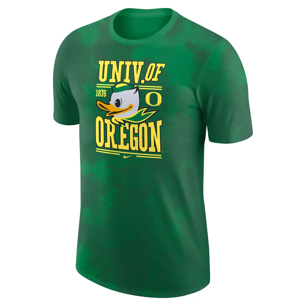 T-shirt Nike Oregon Ducks Team Stack vert pour homme