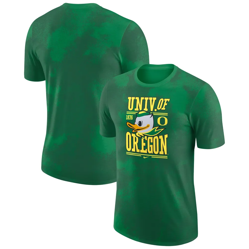 T-shirt Nike Oregon Ducks Team Stack vert pour homme