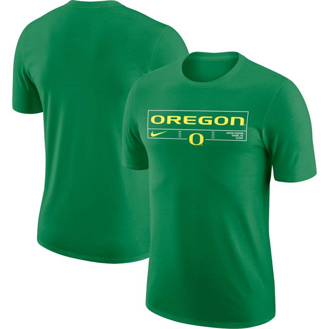 T-shirt Nike Oregon Ducks Wordmark Stadium pour homme vert