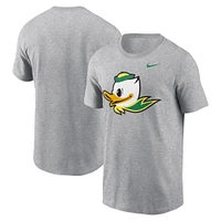 Men's Nike Heather Gray Oregon Ducks Primetime Alternate Logo T-Shirt