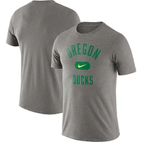 T-shirt Nike Oregon Ducks Team Arch pour homme, gris chiné