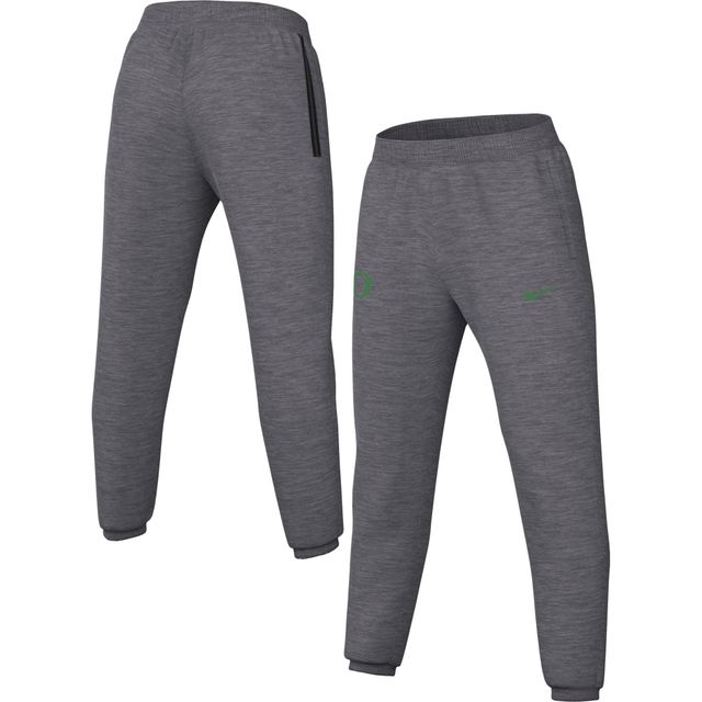 Pantalon Performance Nike Oregon Ducks Team Logo Spotlight Gris chiné pour Homme