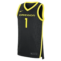 Men's Nike #1 Black Oregon Ducks Alternate Replica Jersey