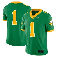 Maillot de match alternatif Nike #1 vert des Oregon Ducks pour homme