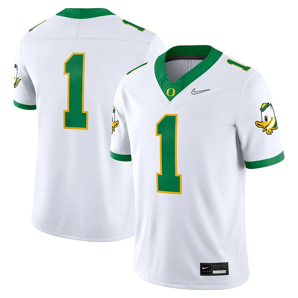 Men's Nike White Oregon Ducks Alternate Game Jersey