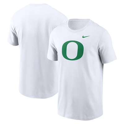 T-shirt Nike blanc avec logo Oregon Ducks Primetime Evergreen pour homme