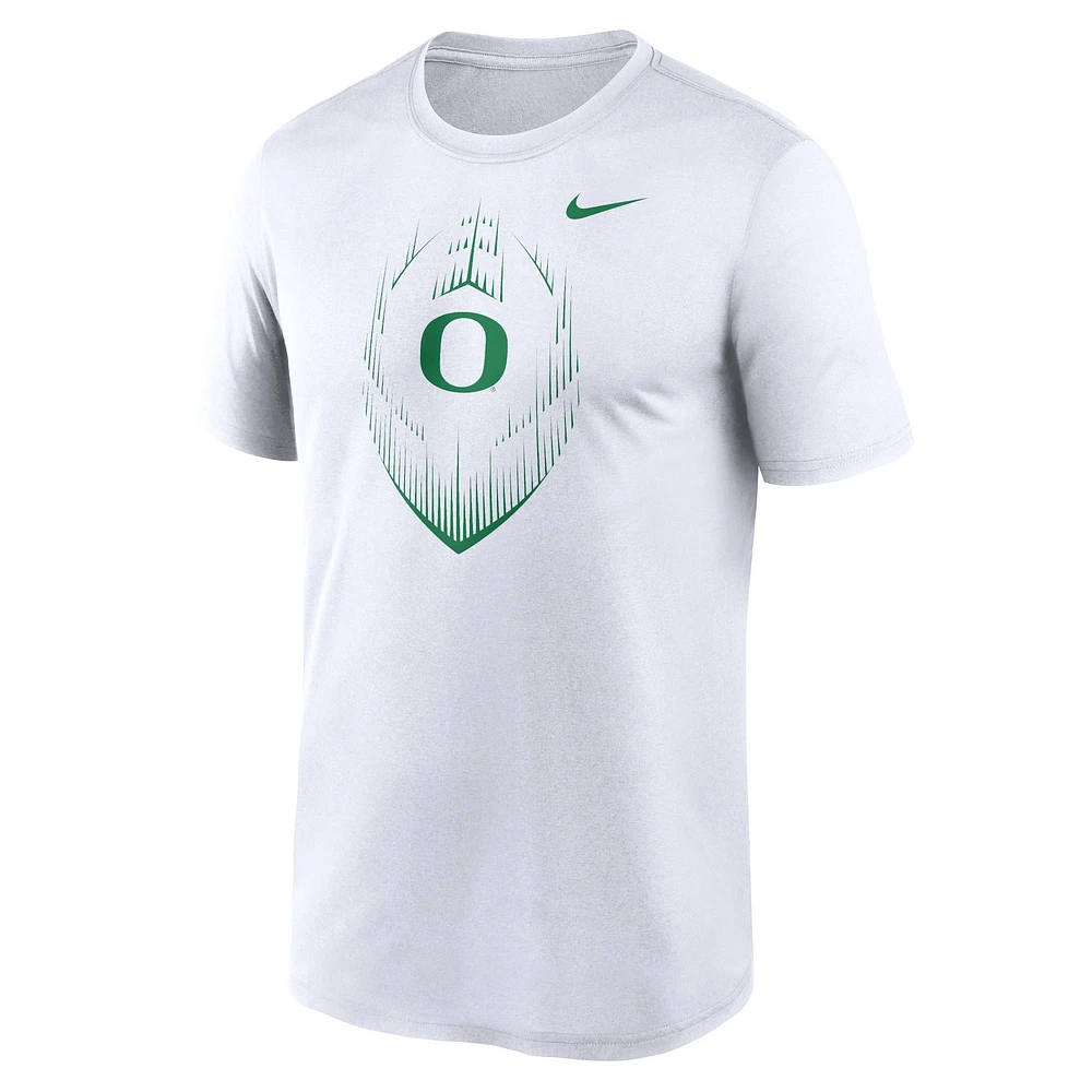 Men's Nike White Oregon Ducks Primetime Legend Icon Performance T-Shirt