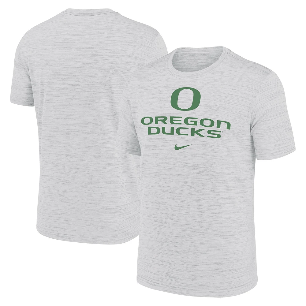 T-shirt Nike blanc pour homme Oregon Ducks Primetime Velocity