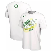 Men's Nike White Oregon Ducks Track & Field Hayward Magic T-Shirt