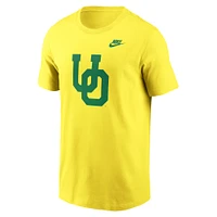 T-shirt Nike jaune avec logo alternatif Legacy des Oregon Ducks pour homme