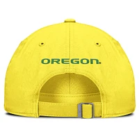 Casquette ajustable Nike jaune Oregon Ducks Primetime Club pour homme