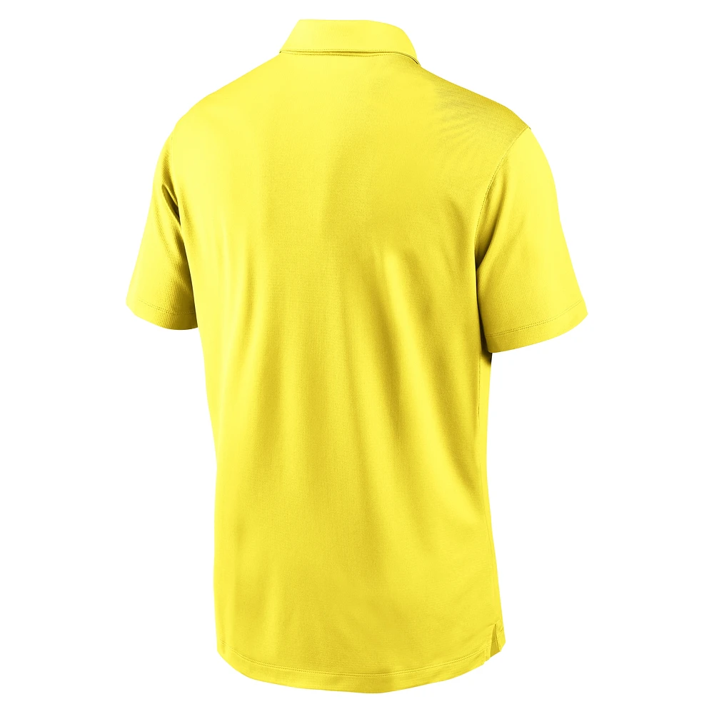 Polo Nike jaune Oregon Ducks Primetime Franchise Performance pour homme