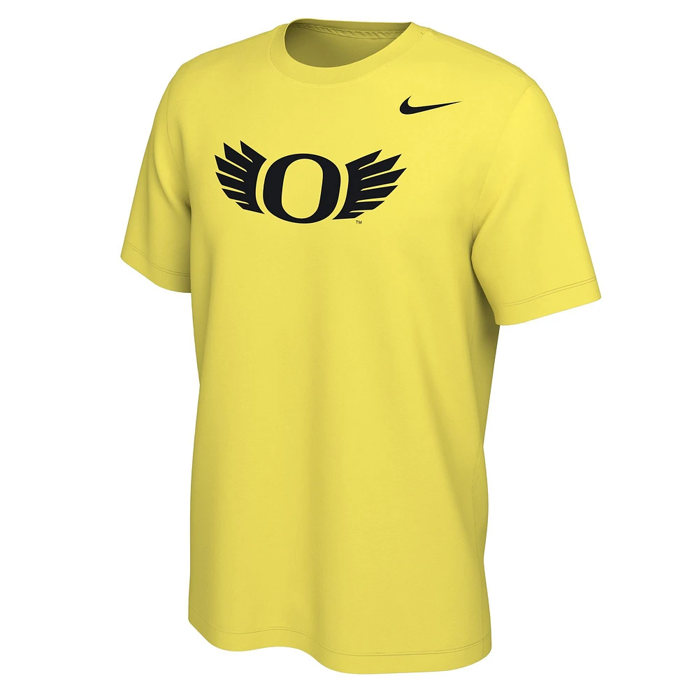 T-shirt Nike jaune pour homme avec ailes des Oregon Ducks