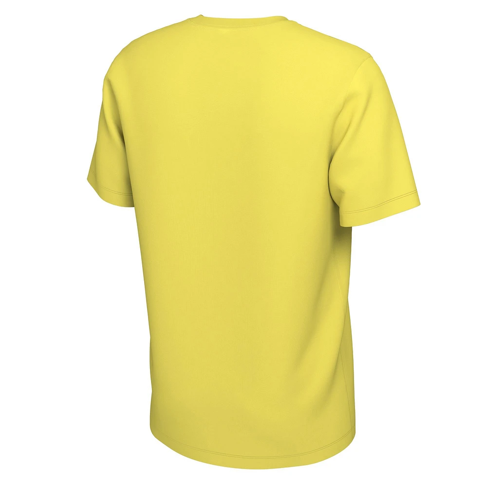 T-shirt Nike jaune pour homme avec ailes des Oregon Ducks