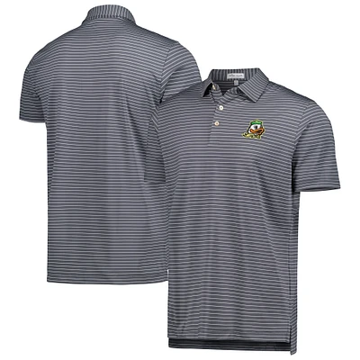 Polo en jersey Peter Millar Oregon Ducks Crafty Performance pour homme, gris