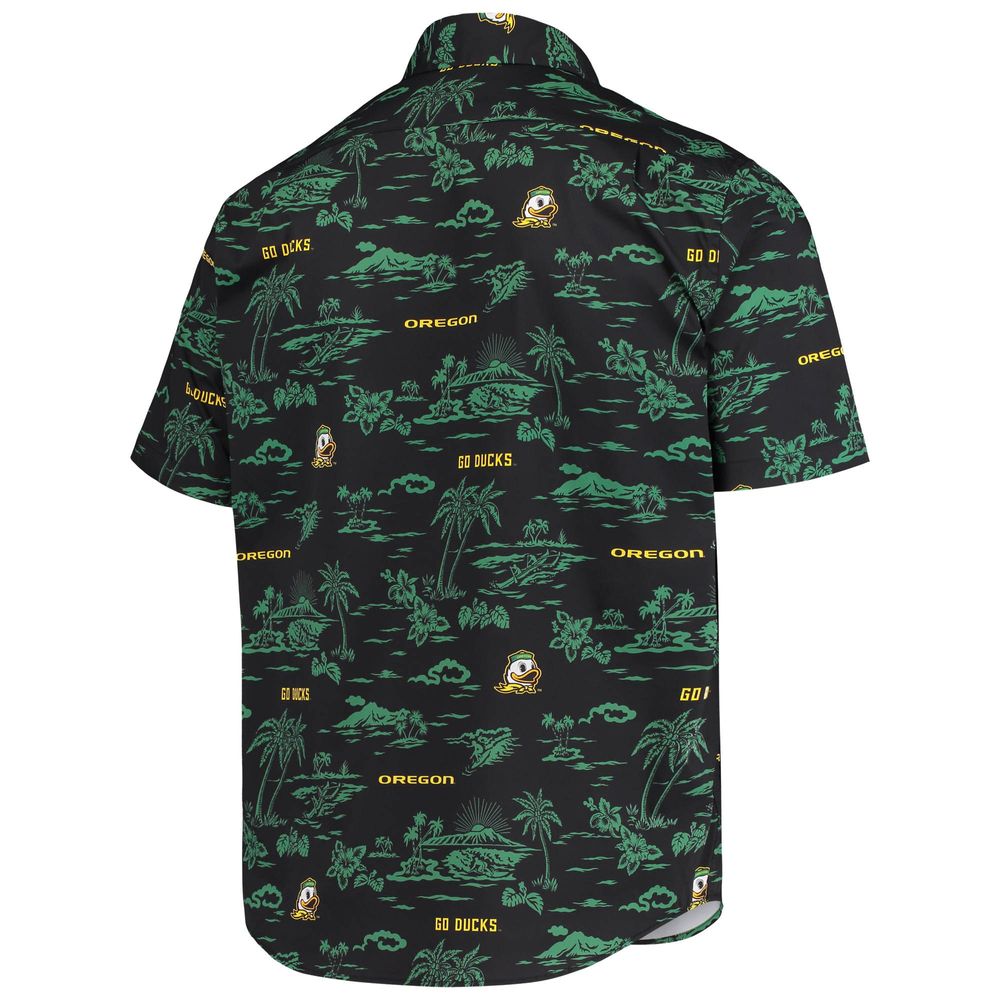 Men's Reyn Spooner Black Oregon Ducks Classic Button-Down Shirt