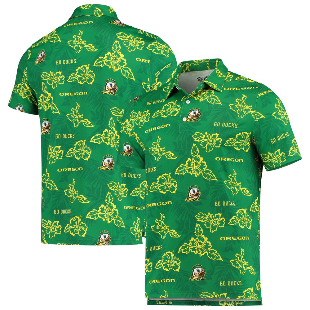 Men's Reyn Spooner Green Oregon Ducks Performance Polo