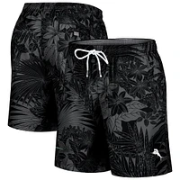 Men's Tommy Bahama Black Oregon Ducks Santiago Palms Board Shorts