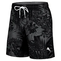 Men's Tommy Bahama Black Oregon Ducks Santiago Palms Board Shorts