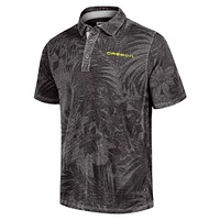 Polo Tommy Bahama noir pour homme des Oregon Ducks Sport Santiago Paradise