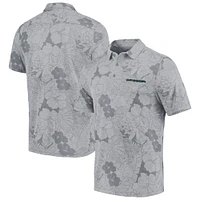 Men's Tommy Bahama Gray Oregon Ducks Miramar Blooms Polo