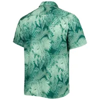 Tommy Bahama Green Oregon Ducks Big & Tall Coast Luminescent Fronds IslandZone Chemise de camp boutonnée