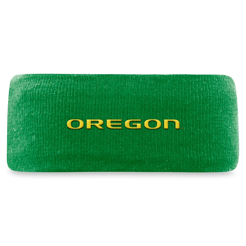 Bandeau tricoté vert pomme avec logo de l'équipe des Oregon Ducks Top of the World pour homme