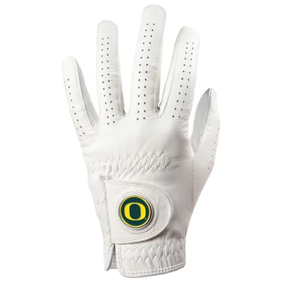 Oregon Ducks Golf Glove - White