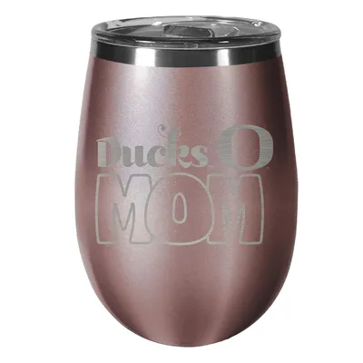 Oregon Ducks 10oz. Mom Rose Gold Wine Tumbler