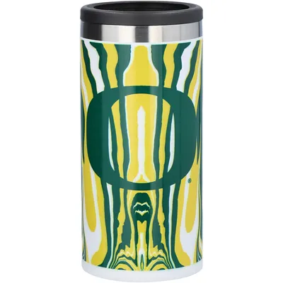 Oregon Ducks 12oz. Tie-Dye Slim Can Holder