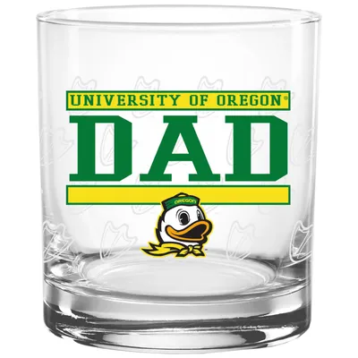 Oregon Ducks 14oz. Dad Rocks Glass