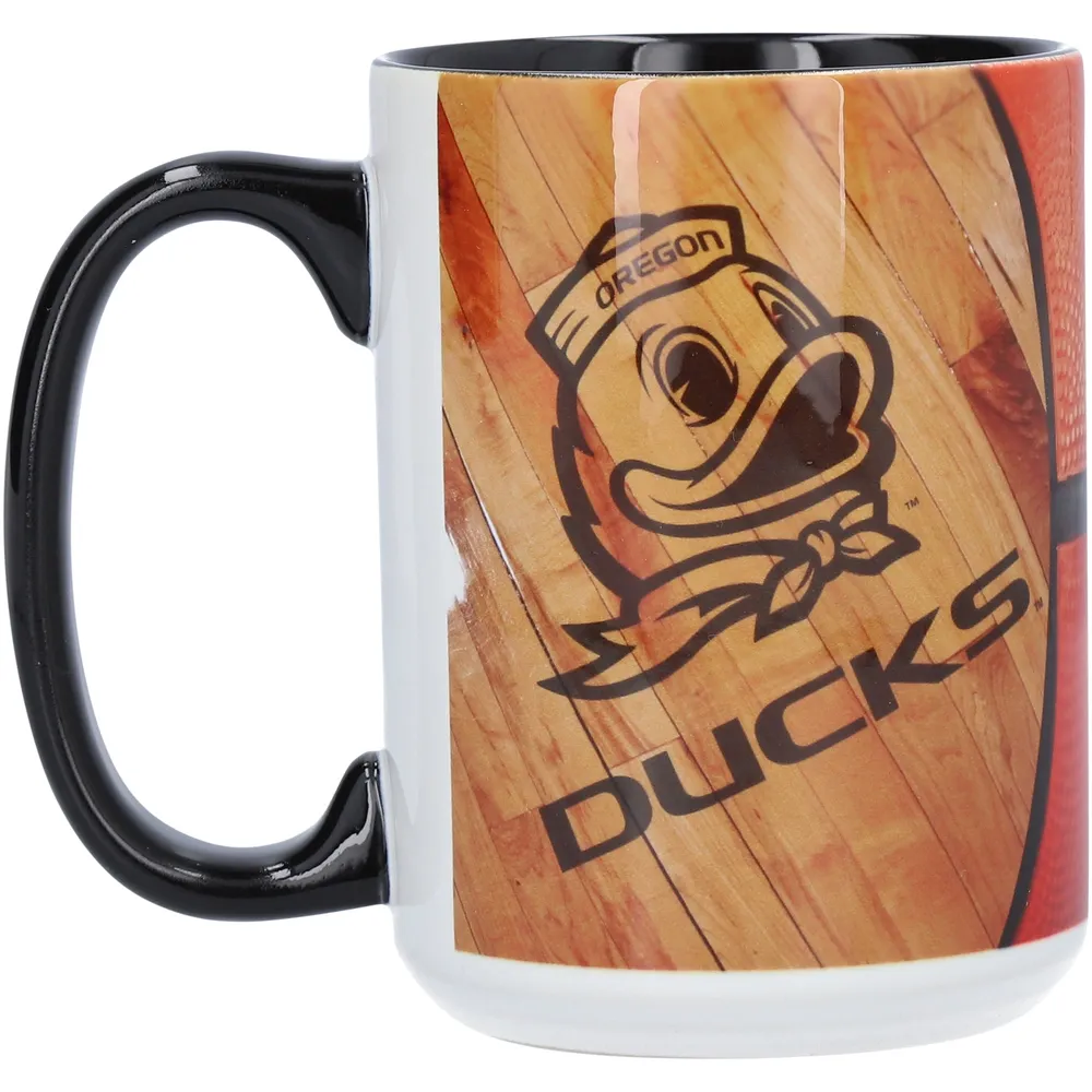 Canards de l'Oregon 15 oz. Tasse de basket-ball