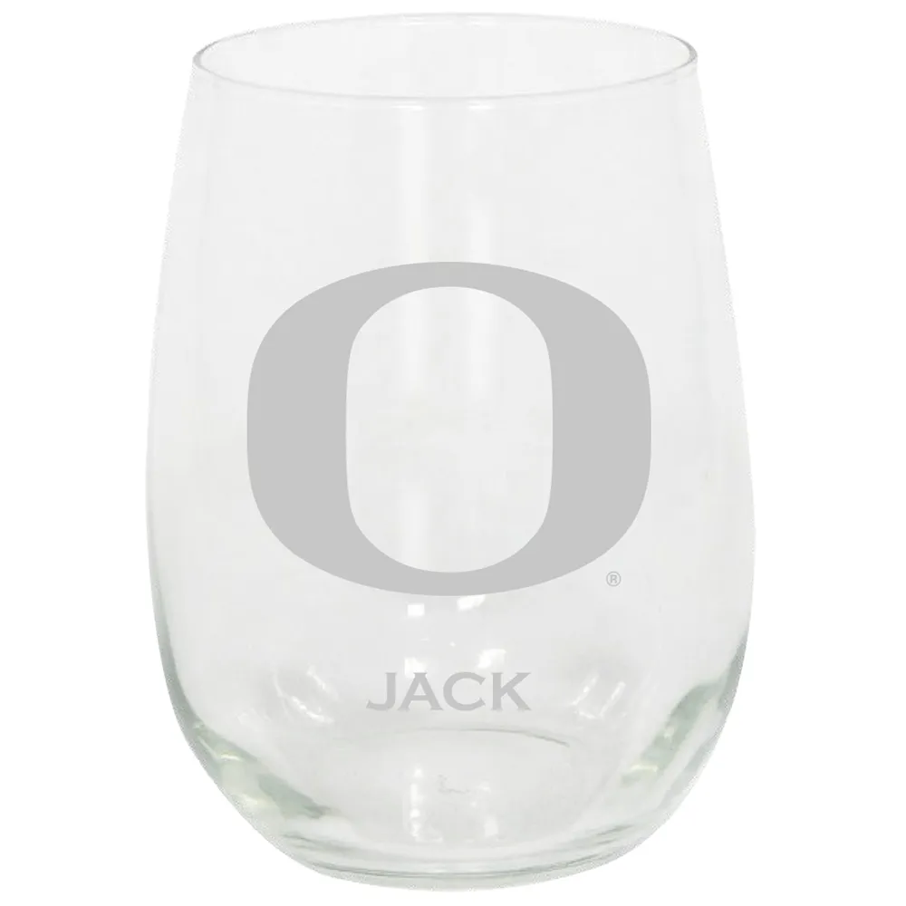 Personalized 15 oz. Stemless Wine Glass