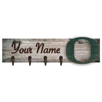 Oregon Ducks 24" x 6" Personalized Mounted Coat Hanger