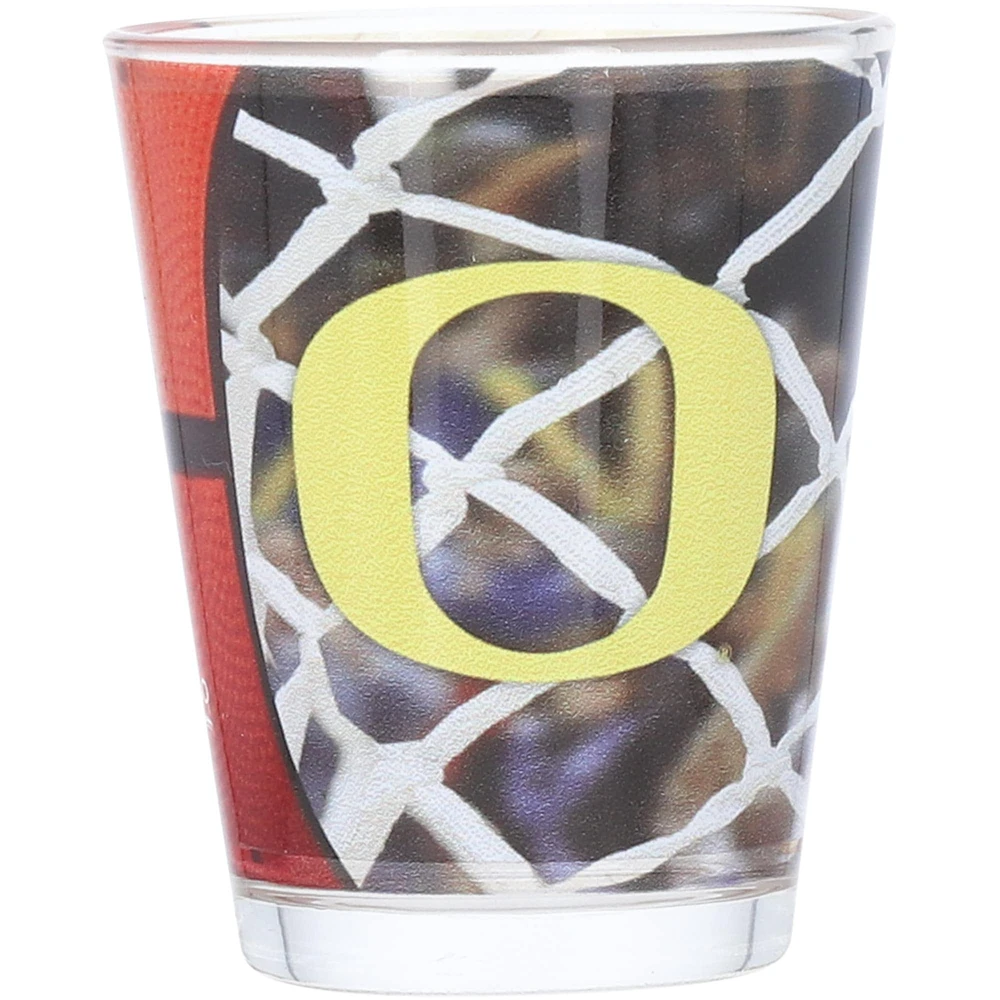 Canards de l'Oregon 2 oz. Verre à liqueur de collection de basket-ball