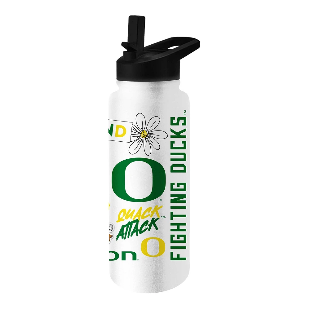 Oregon Ducks 34oz. Native Quencher Bottle