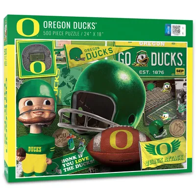 Oregon Ducks 500-Piece Retro Series Puzzle