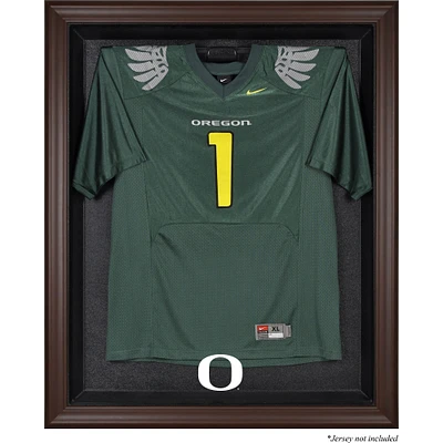 Oregon Ducks Brown Framed Logo Jersey Display Case