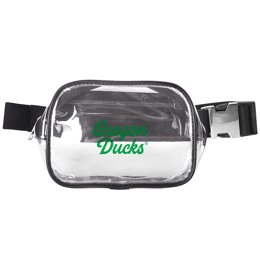 Oregon Ducks Clear Belt Bag