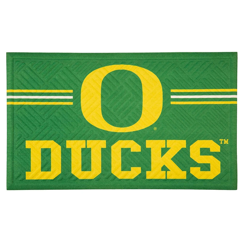 Oregon Ducks Embossed Door Mat