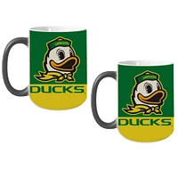 Oregon Ducks Two-Pack Reveal Mug Set