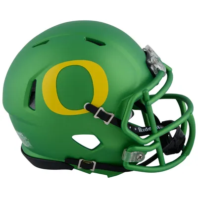 Riddell Oregon Ducks Fanatics Authentic Riddell Green Apple Speed Mini Helmet