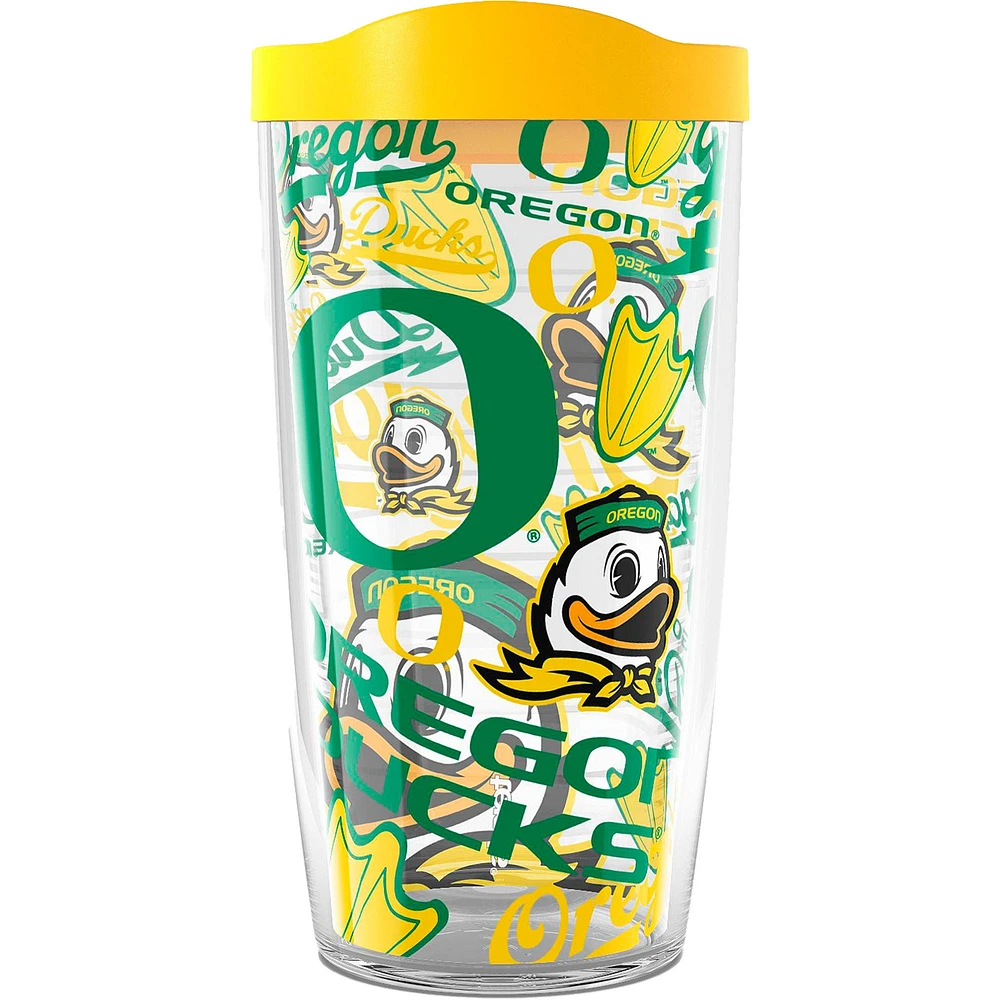 Tervis Oregon Ducks 16oz. Allover Classic Tumbler