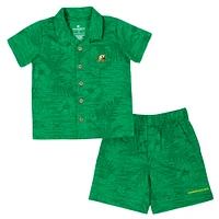 Toddler Colosseum  Green Oregon Ducks Fern Champ Shirt and Shorts Set